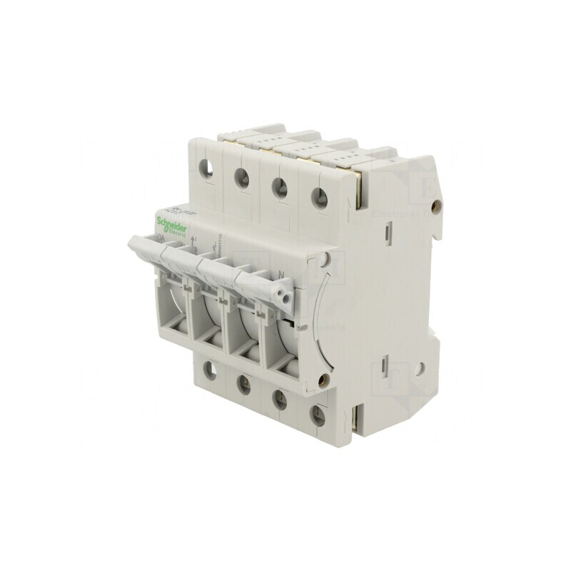 Separator Fuzibil 10A D01 pentru Șină DIN 3 Poli | Electronic-mag.ro | Componente Electronice