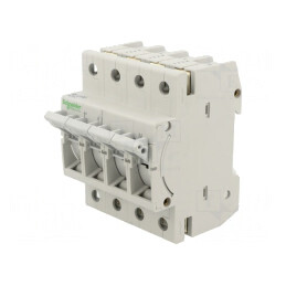 Separator Fuzibil 10A D01 pentru Șină DIN 3 Poli | Electronic-mag.ro | Componente Electronice