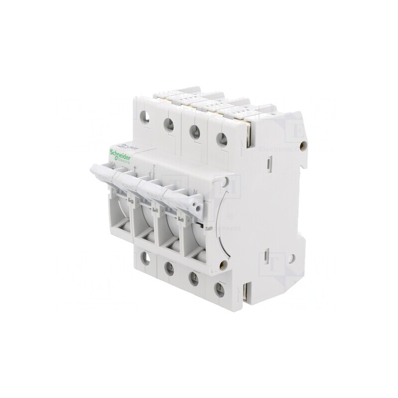 Separator cu fuzibil 16A pentru şină DIN, 3 poli | Electronic-mag.ro | Componente Electronice