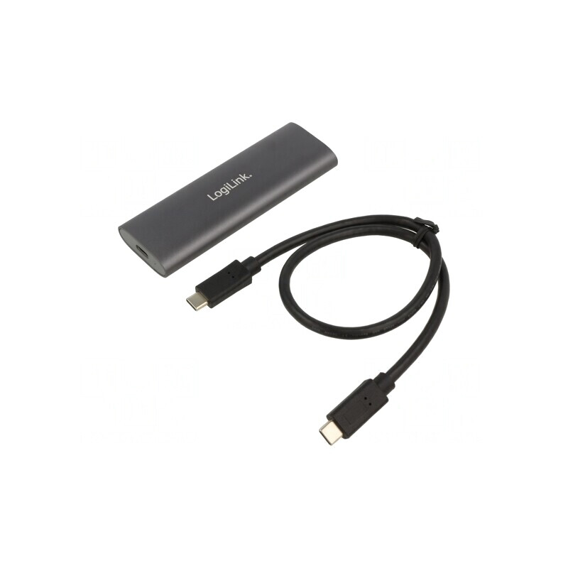 Carcasă Hard Discuri M.2 USB 3.2 Aluminiu Argintiu | Electronic-mag.ro | Componente Electronice