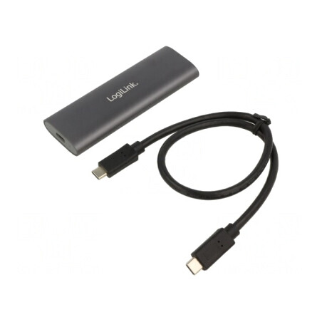 Carcasă Hard Discuri M.2 USB 3.2 Aluminiu Argintiu | Electronic-mag.ro | Componente Electronice