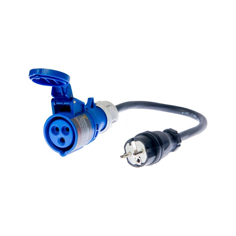 Adaptor Priză Monofazat 16A EU 265V IP40 | Electronic-mag.ro | Componente Electronice