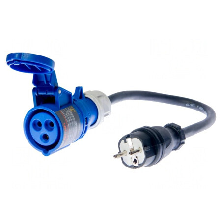 Adaptor Priză Monofazat 16A EU 265V IP40 | Electronic-mag.ro | Componente Electronice