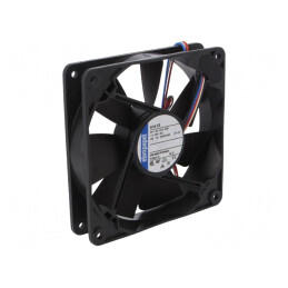 Ventilator DC Axial 24V 119x119x25mm 168m3/h 43dBA Cu Bilă | Electronic-mag.ro | Componente Electronice