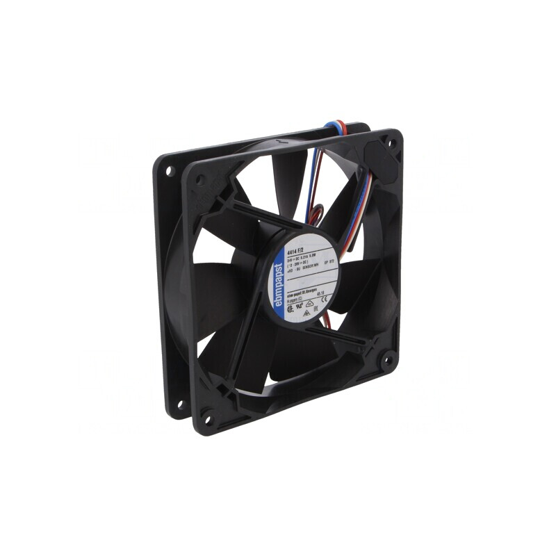 Ventilator DC Axial 24V 119x119x25mm 168m3/h 43dBA Cu Bilă | Electronic-mag.ro | Componente Electronice