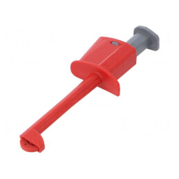 Clips de măsurare cu cârlig roșu 20A 137mm | Electronic-mag.ro | Componente Electronice