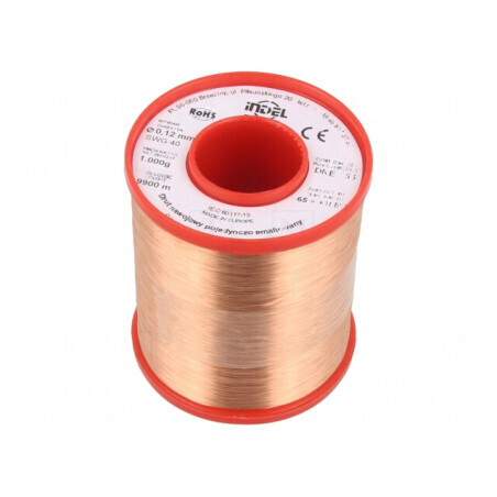 Sârmă emailată Cu 0,12mm 1kg | Electronic-mag.ro | Componente Electronice