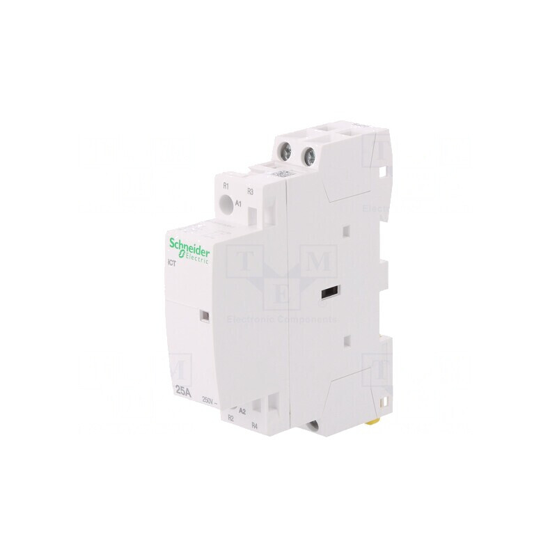 Contactor 2-poli 25A 230-240VAC NC IP20 | Electronic-mag.ro | Componente Electronice