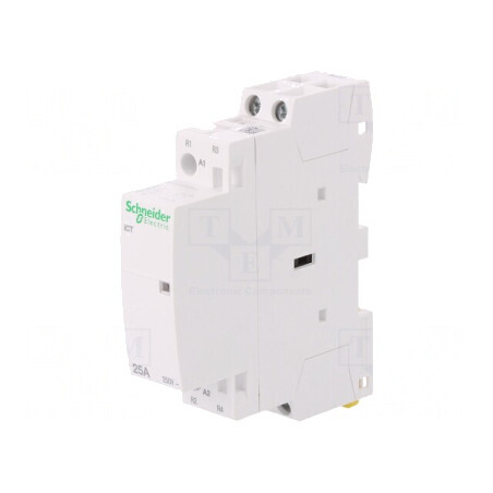 Contactor 2-poli 25A 230-240VAC NC IP20 | Electronic-mag.ro | Componente Electronice