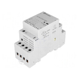 Contactor: 4-polar pt.instalaţii | 25A | 230VAC,230VDC | NO x4 | IP20 | 22.34.0.230.4320