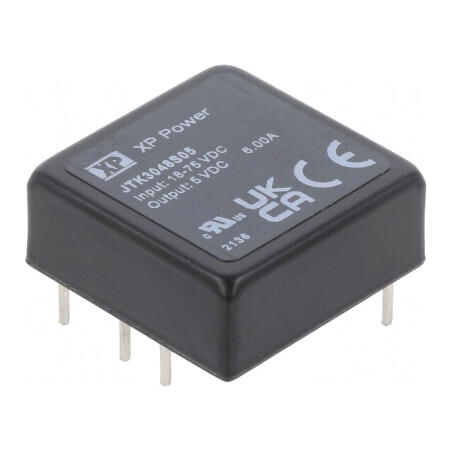 Convertor DC/DC 30W 18-75V la 5V 6A JTK3048S05 | Electronic-mag.ro | Componente Electronice