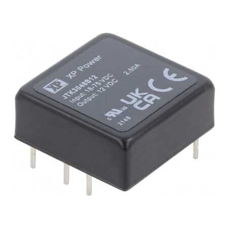 Convertor DC/DC 30W 18-75V la 12V 2.5A 1x1 | Electronic-mag.ro | Componente Electronice