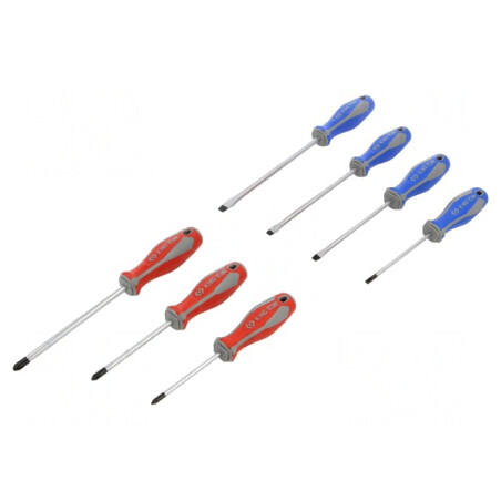 Set Șurubelnițe Pozidriv și Plate - 7 Bucăți | Electronic-mag.ro | Componente Electronice