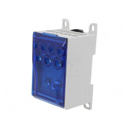 Bloc de distribuție cu 8 borne, lățime 51,4mm | Electronic-mag.ro | Componente Electronice