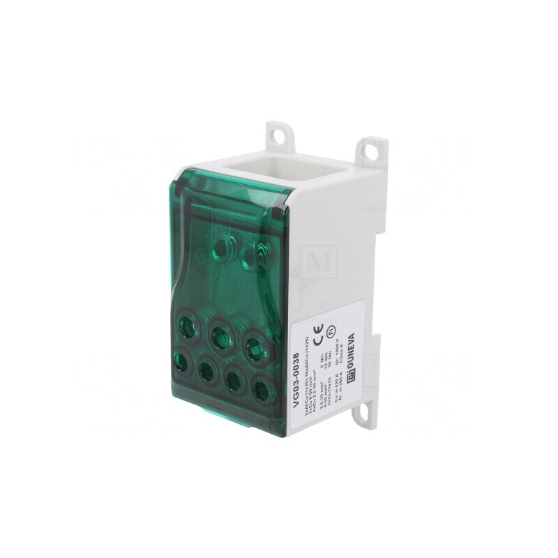 Bloc de Distribuție cu 8 Borne, Lățime 51,4mm | Electronic-mag.ro | Componente Electronice Bloc de Distribuție cu 8 Borne, Lățime 51,4mm | Electronic-mag.ro | Componente Electronice