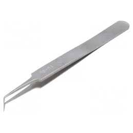 Pensetă de Precizie 115mm Vârf Îngust și Curbat | Electronic-mag.ro | Componente Electronice