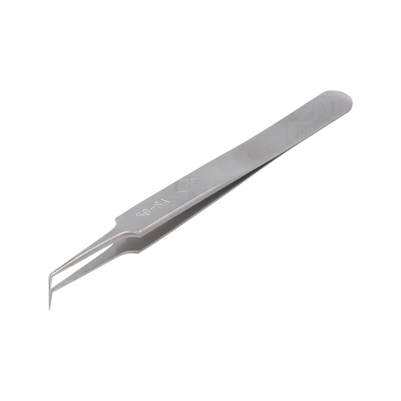 Pensetă de Precizie 115mm Vârf Îngust și Curbat | Electronic-mag.ro | Componente Electronice