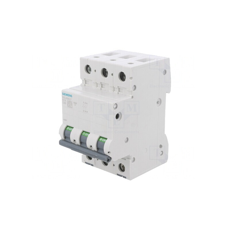 Întrerupător de Supracurent 40A 3 Poli 10kA 230/400V | Electronic-mag.ro | Componente Electronice