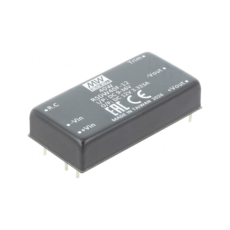 Convertor DC/DC 40W 9-36V la 12V 3.34A | Electronic-mag.ro | Componente Electronice Convertor DC/DC 40W 9-36V la 12V 3.34A | Electronic-mag.ro | Componente Electronice
