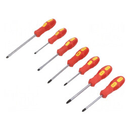 Kit Șurubelnițe Izolate 7 Buc. | Electronic-mag.ro | Componente Electronice