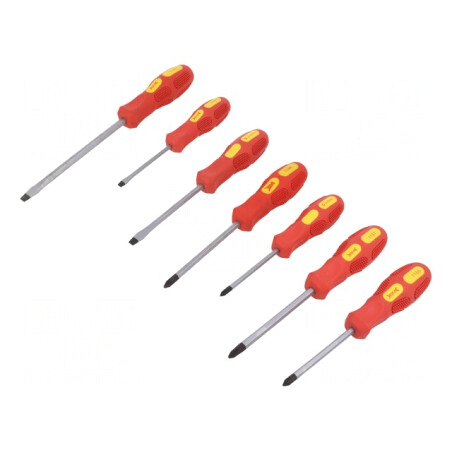 Kit Șurubelnițe Izolate 7 Buc. | Electronic-mag.ro | Componente Electronice