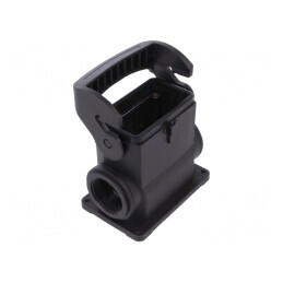 Carcasă pentru conectori HDC Han-Eco® B 10B drept | Electronic-mag.ro | Componente Electronice