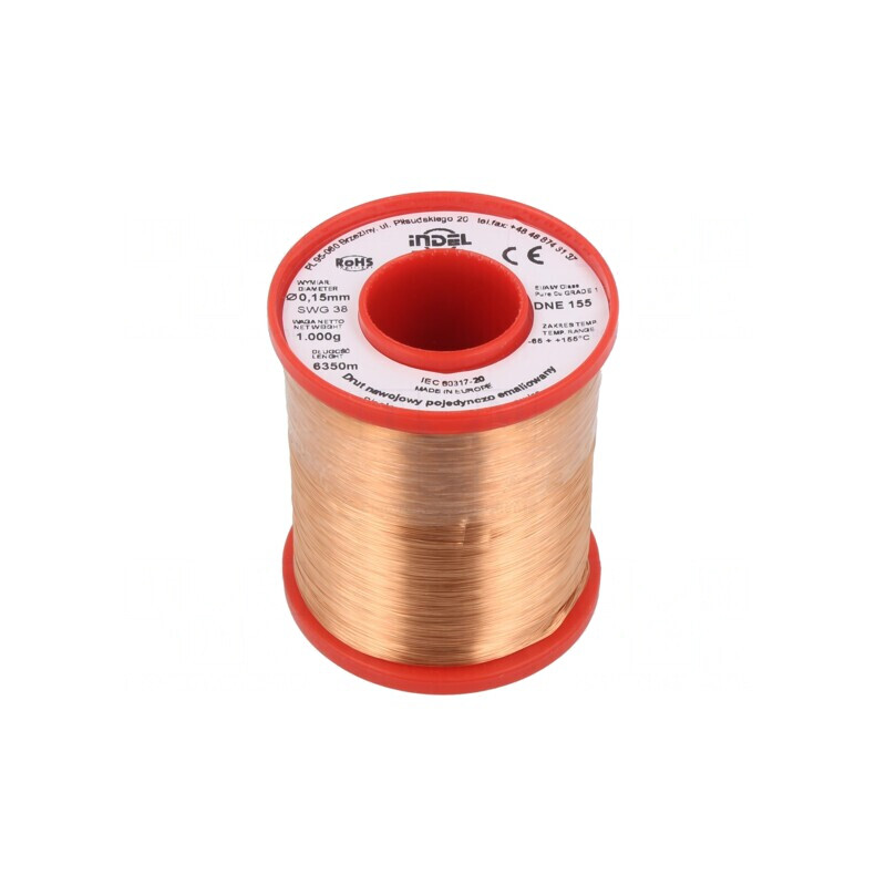 Sârmă Emailată 0,15mm 1kg Cu | Electronic-mag.ro | Componente Electronice