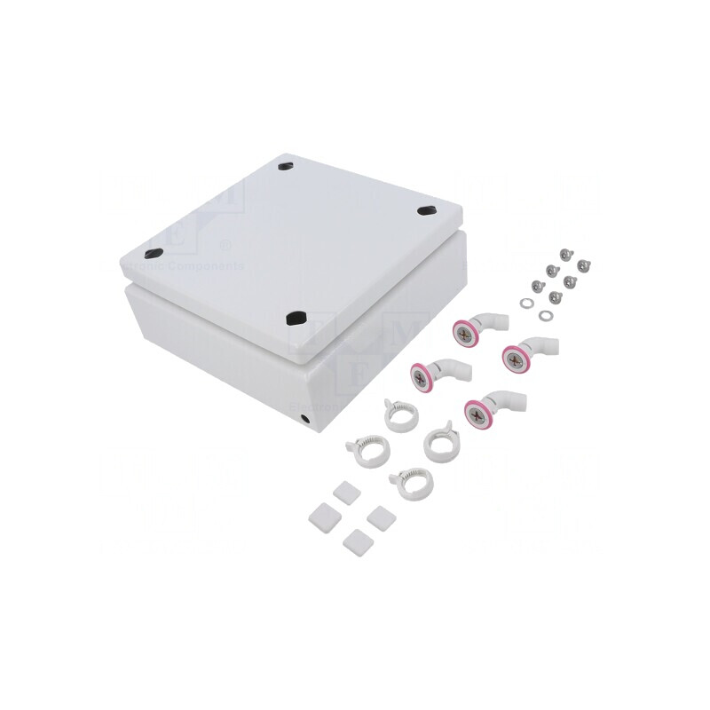 Carcasă Universală din Oțel 200x200x80mm | Electronic-mag.ro | Componente Electronice