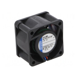 Ventilator Axial DC 24V 40x40x25mm 24m3/h 46dBA cu Bilă | Electronic-mag.ro | Componente Electronice