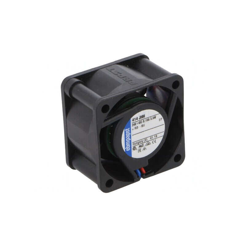 Ventilator Axial DC 24V 40x40x25mm 24m3/h 46dBA cu Bilă | Electronic-mag.ro | Componente Electronice