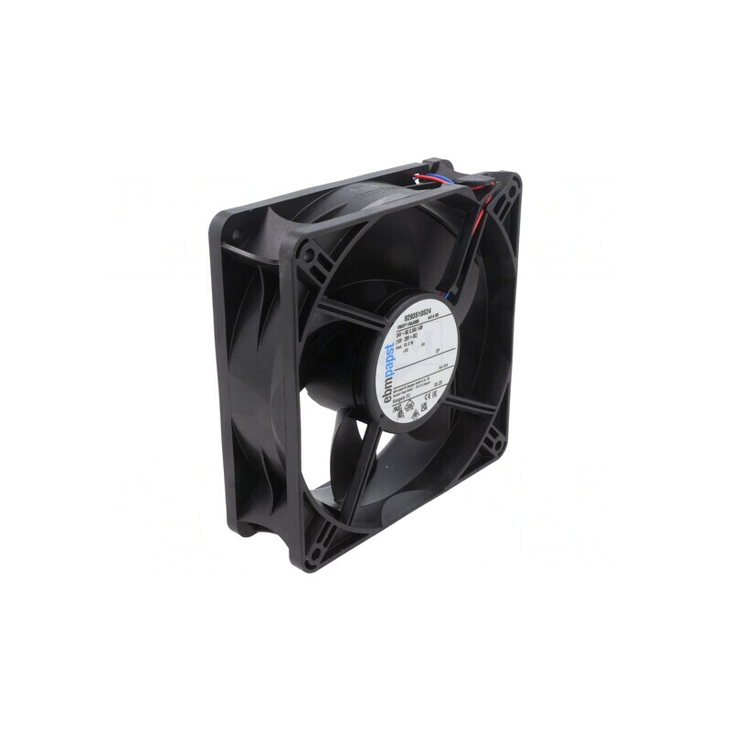 Ventilator Axial DC 24V 119mm 285m3/h 55dBA cu Bilă | Electronic-mag.ro | Componente Electronice