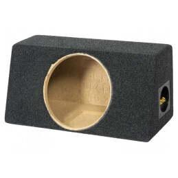 Carcasă Difuzor MDF Negru 200mm Mercedes | Electronic-mag.ro | Componente Electronice