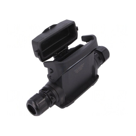 Carcasă pentru conectori HDC Han-Eco A 16A drept | Electronic-mag.ro | Componente Electronice