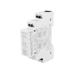 Releu bistabil de impulsuri NO 10A IP20 12-24V