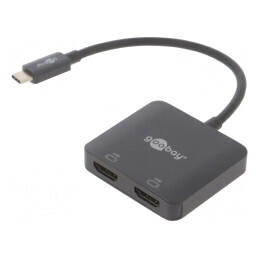 Adaptor HDCP 2.2 HDMI 2.1 USB-C 0.12m