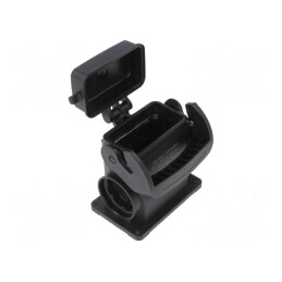 Carcasă pentru conectori HDC Han-Eco B 10B drept | Electronic-mag.ro | Componente Electronice