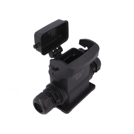 Carcasă pentru Conectori HDC Han-Eco B 10B Drept | Electronic-mag.ro | Componente Electronice
