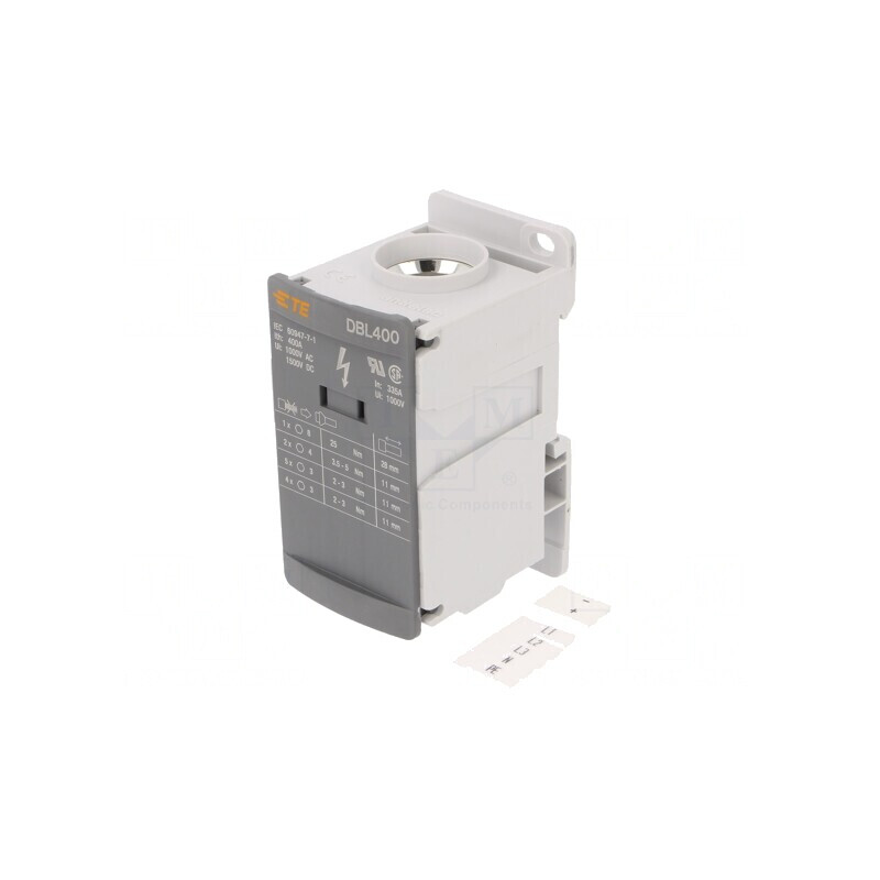 Bloc de distribuție cu 12 borne, lățime 46mm | Electronic-mag.ro | Componente Electronice