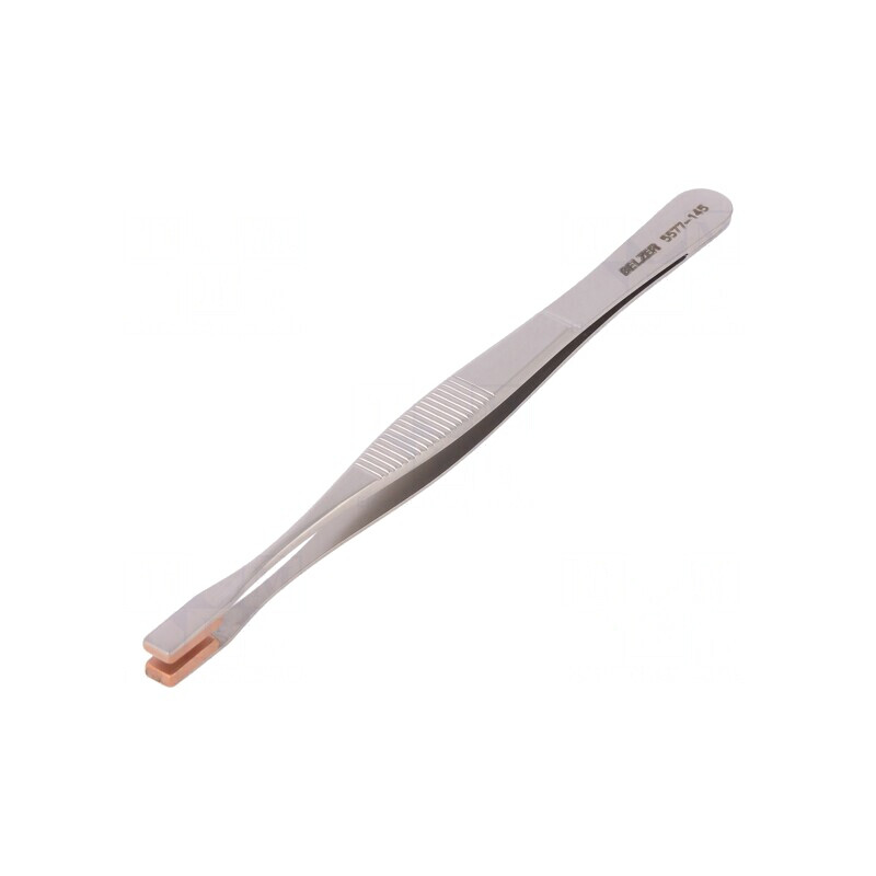 Pensetă 145mm Vârf Lat Formă Lopățică | Electronic-mag.ro | Componente Electronice Pensetă 145mm Vârf Lat Formă Lopățică | Electronic-mag.ro | Componente Electronice