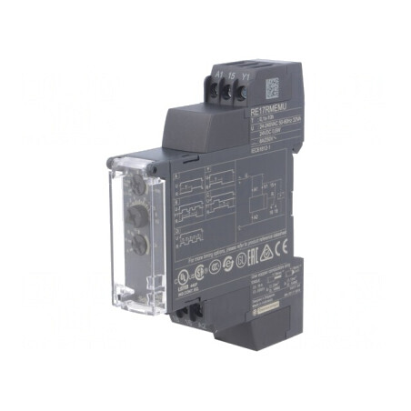 Timer Programabil 0,1s-10h SPDT 250VAC 8A 24-240VAC 24VDC | Electronic-mag.ro | Componente Electronice