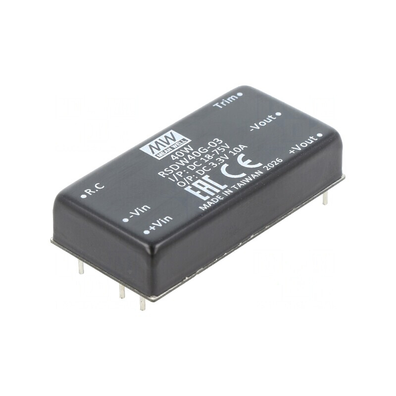 Convertor DC/DC 40W 18-75V la 3.3V 10A | Electronic-mag.ro | Componente Electronice