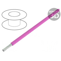 Cablu HookUp Wire Roz 24AWG PVC 305m 300V | Electronic-mag.ro | Componente Electronice