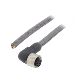 Cablu de Conectare M12 8PIN 5m 36VAC 2,2A | Electronic-mag.ro | Componente Electronice