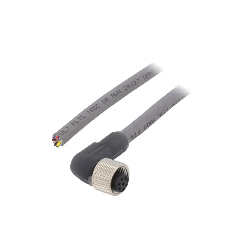 Cablu de Conectare M12 8PIN 5m 36VAC 2,2A | Electronic-mag.ro | Componente Electronice