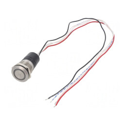 Comutator anti-vandalism 2 poziții SPST-NO 0,05A 24V DC IP66 | Electronic-mag.ro | Componente Electronice