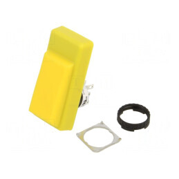 Întrerupător de siguranță buton autorizare DPDT IP65 HE3B-M2PY | Electronic-mag.ro | Componente Electronice