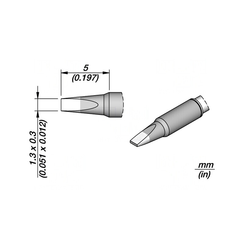 Vârf Şurubelniţă 1,3x0,3mm | Electronic-mag.ro | Componente Electronice