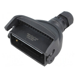 Carcasă pentru conectori HDC Han-Eco® A 16A drept | Electronic-mag.ro | Componente Electronice