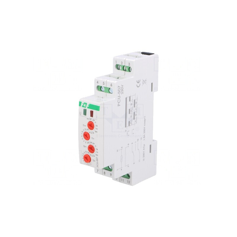 Timer Programabil DPDT 230VAC 8A 24 Zile | Electronic-mag.ro | Componente Electronice