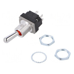 Comutator Basculant DPDT (OFF)-ON 5A/28VAC | Electronic-mag.ro | Componente Electronice